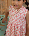 Jersey Flare Cheongsam - Knotty Snake