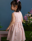Flare Cheongsam - Mickey Honeycomb Tiles