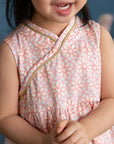 Flare Cheongsam - Mickey Honeycomb Tiles