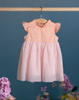 Flora Dress - Pink Honeycomb Tiles