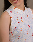 Ladies Mini Harper Cheongsam - Origami Goldfish