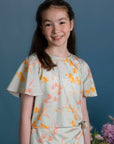 Stella Top - Teal Orchid Garden