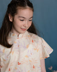 Amanda Top - Coral Flutter Spring