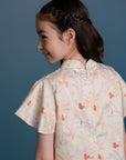Amanda Top - Coral Flutter Spring