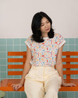 The Elly Store | Ladies Agnes Tee - Childhood Games