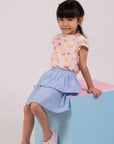 Camry Skirt - Chambray Blue