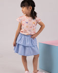 Camry Skirt - Chambray Blue