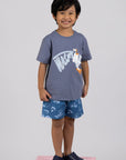 Terry Shorts - Navy Lucifer