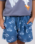 Terry Shorts - Navy Lucifer