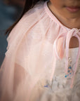 Tulle Cape - Pink Tiaras | The Elly Store 