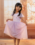 Kayla Dress - Lilac Floral Rapunzel | The Elly Store 