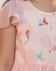 Kayla Dress - Pink Coral Ariel | The Elly Store 