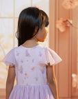 Kayla Dress - Lilac Floral Rapunzel | The Elly Store 