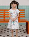The Elly Store | Hayley Dress - Rainbow Road Trip Mickey