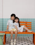 The Elly Store | Hayley Dress & Little Man Shirt - Rainbow Road Trip Mickey