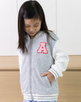 Personalisable Grey Bomber Jacket | The Elly Store