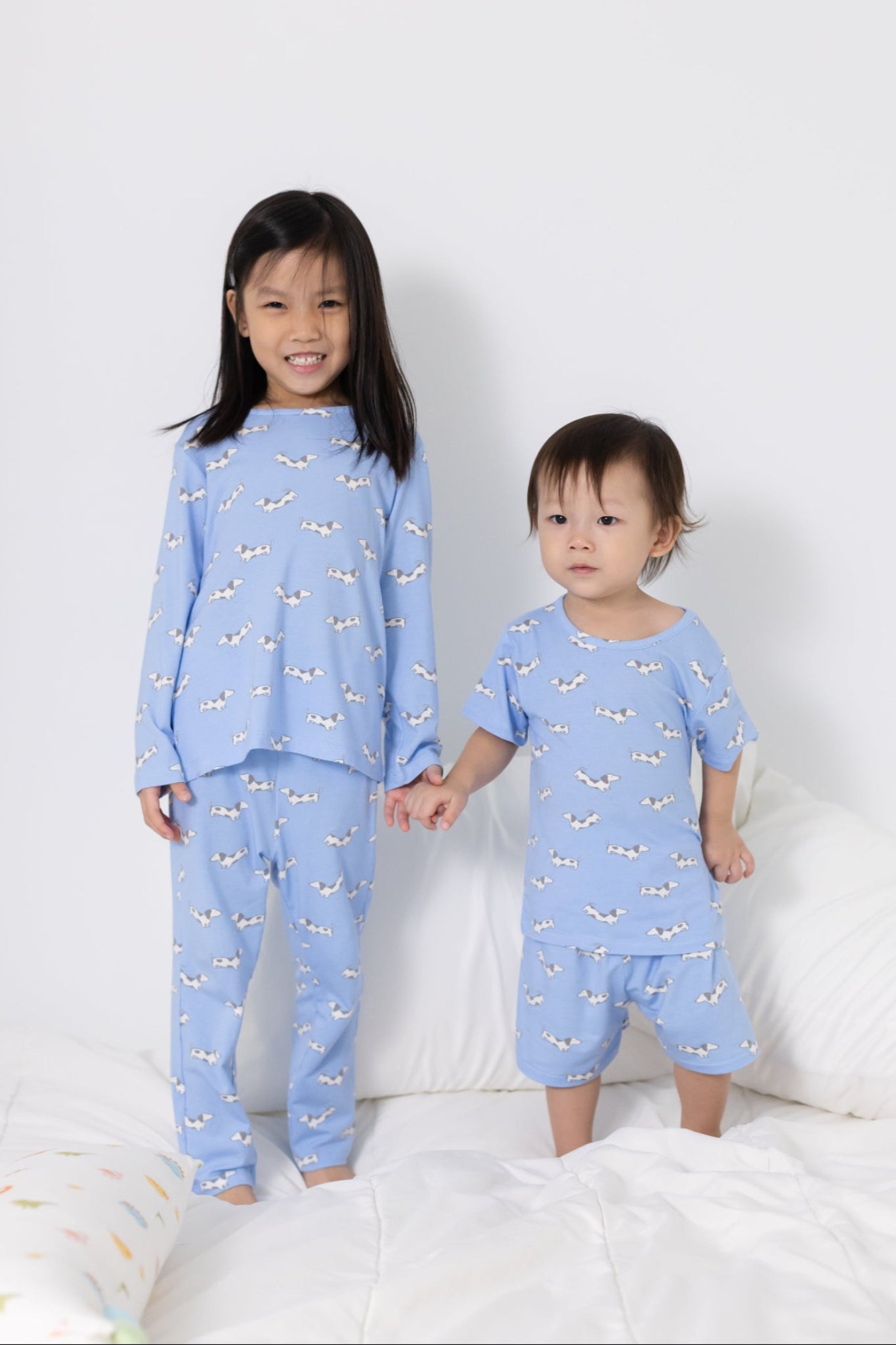 Pyjamas Set - Blue Hot Dogs | The Elly Store