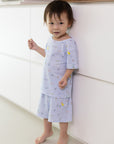 Short-Sleeve Pyjamas Set - Rain And Cozy | The Elly Store