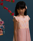 Flora Dress - Pink Floral Bamboo