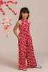 Kodi Jumpsuit - Red Fans