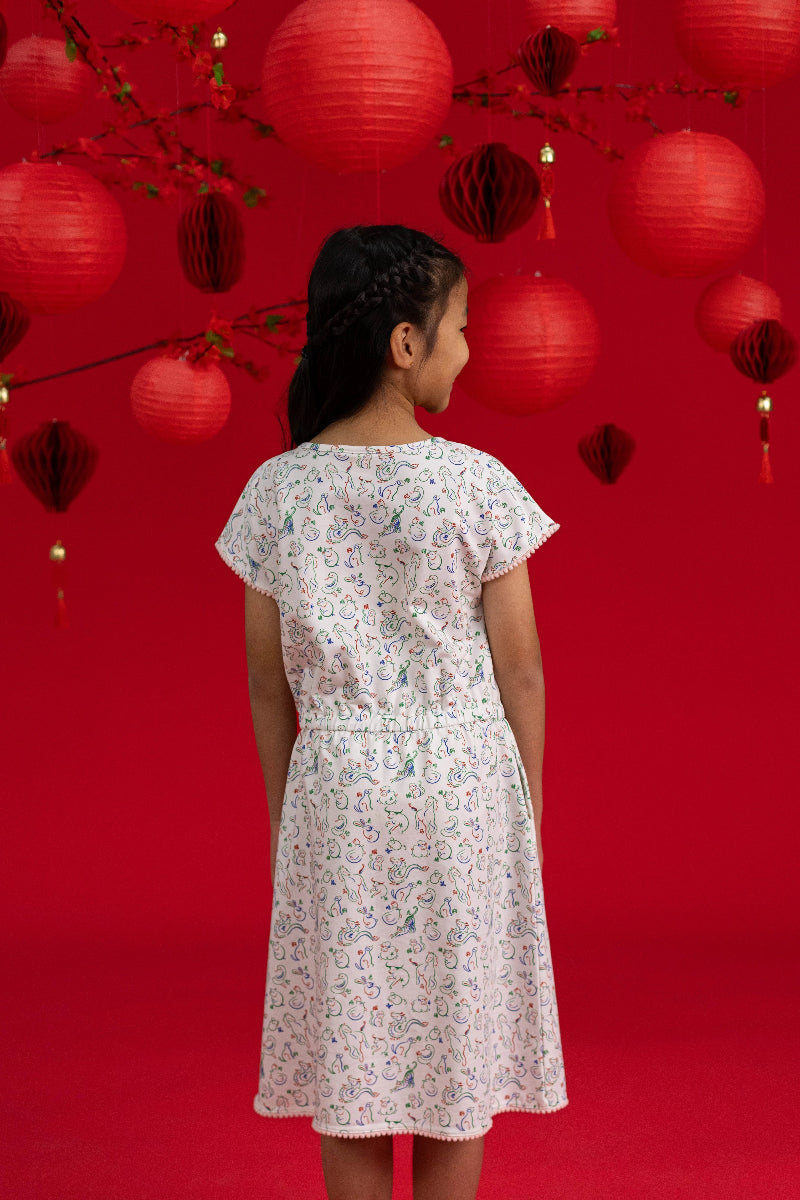 Hayley Dress - Zodiac Mahjong