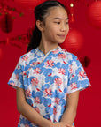 Wendy Cheongsam - Blue Lotus