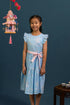 Blair Dress - Blue Cranes
