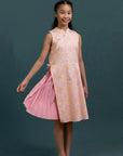 Wrap Cheongsam - Pink Floral Bamboo