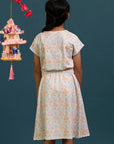 Hayley Dress - Cream Floral Bamboo