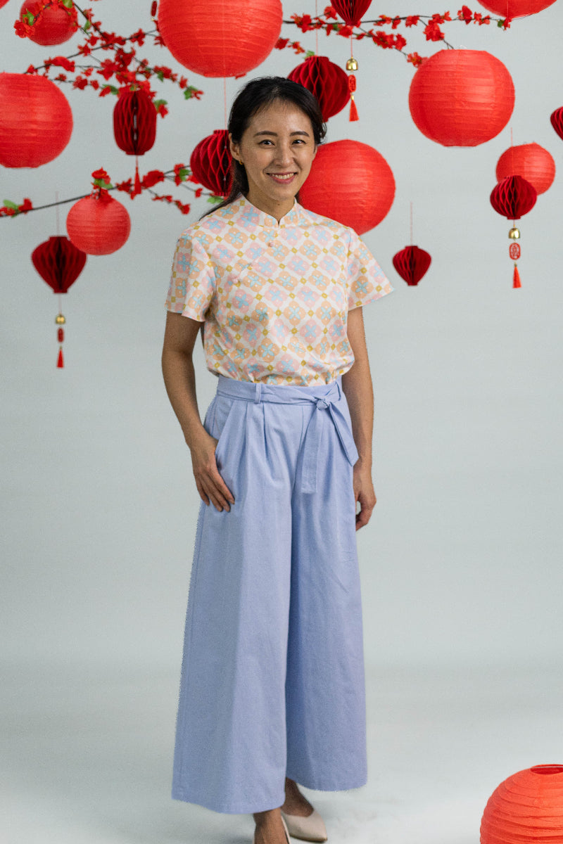 Ladies Nicole Pants - Pastel Blue