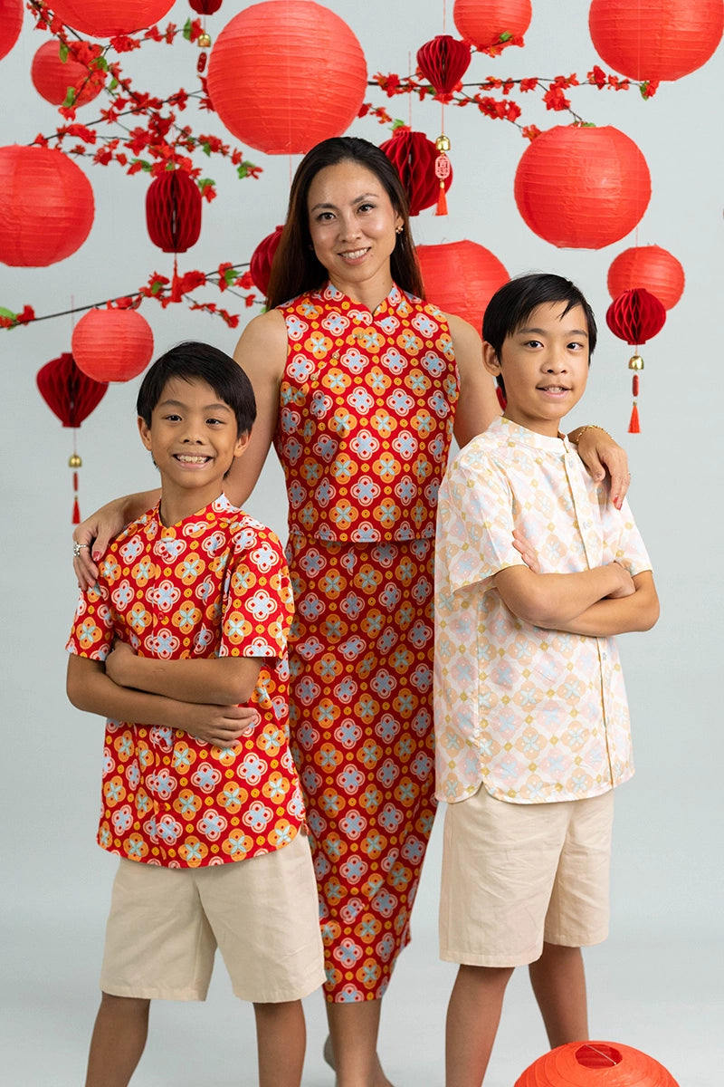 Red/Cream Lucky Coins | Elly CNY 2026