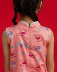 Peony Cheongsam - Pink Teapots