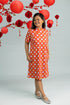 Ladies Wendy Cheongsam - Red Lucky Coins