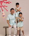 Teal Plaid Tiles | Elly CNY 2026