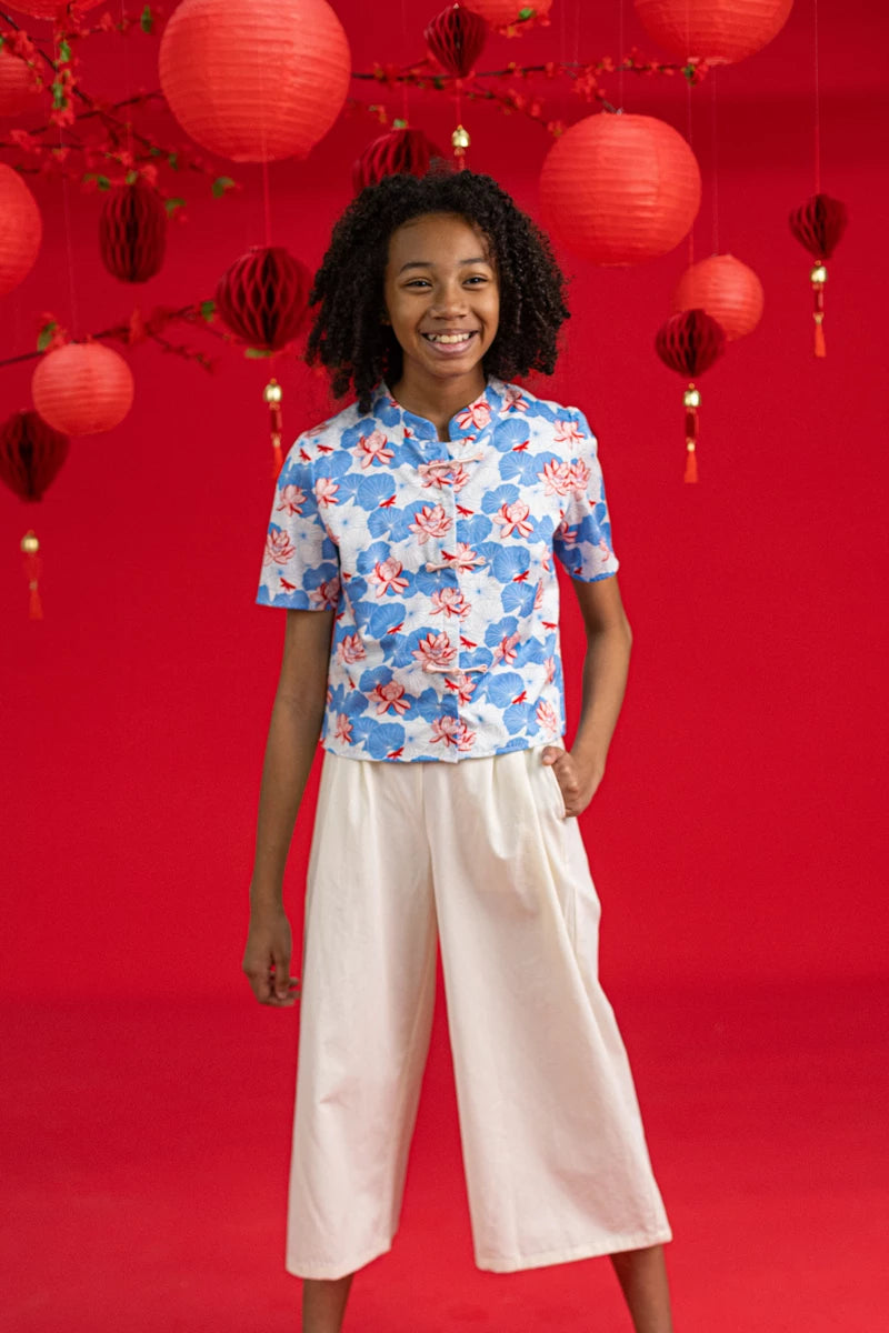 Ashley Top - Blue Lotus