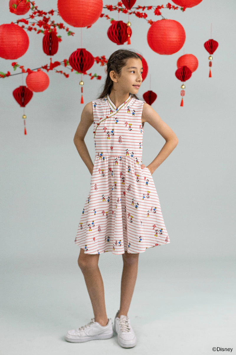 Jersey Luna Cheongsam - Firecracker Mickey