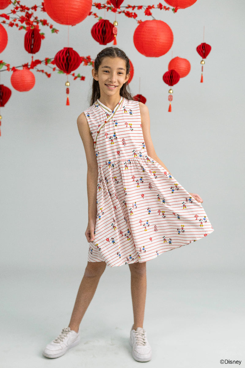 Jersey Luna Cheongsam - Firecracker Mickey