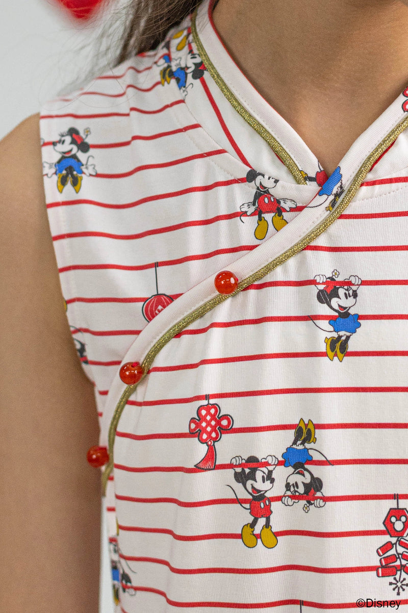 Jersey Luna Cheongsam - Firecracker Mickey