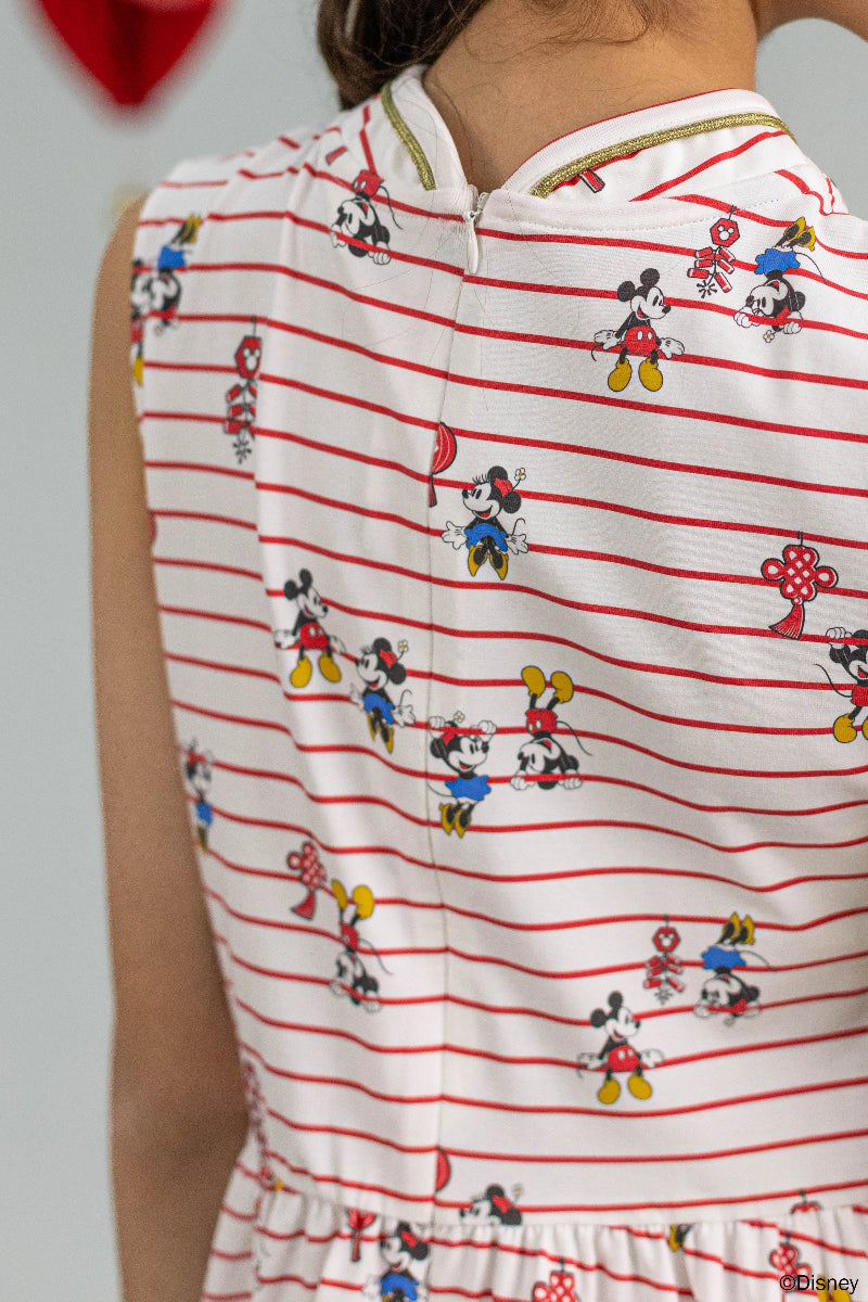 Jersey Luna Cheongsam - Firecracker Mickey