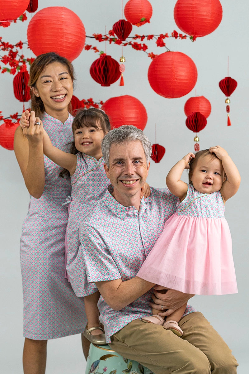 Pink Teal Mosaic | Elly CNY 2026