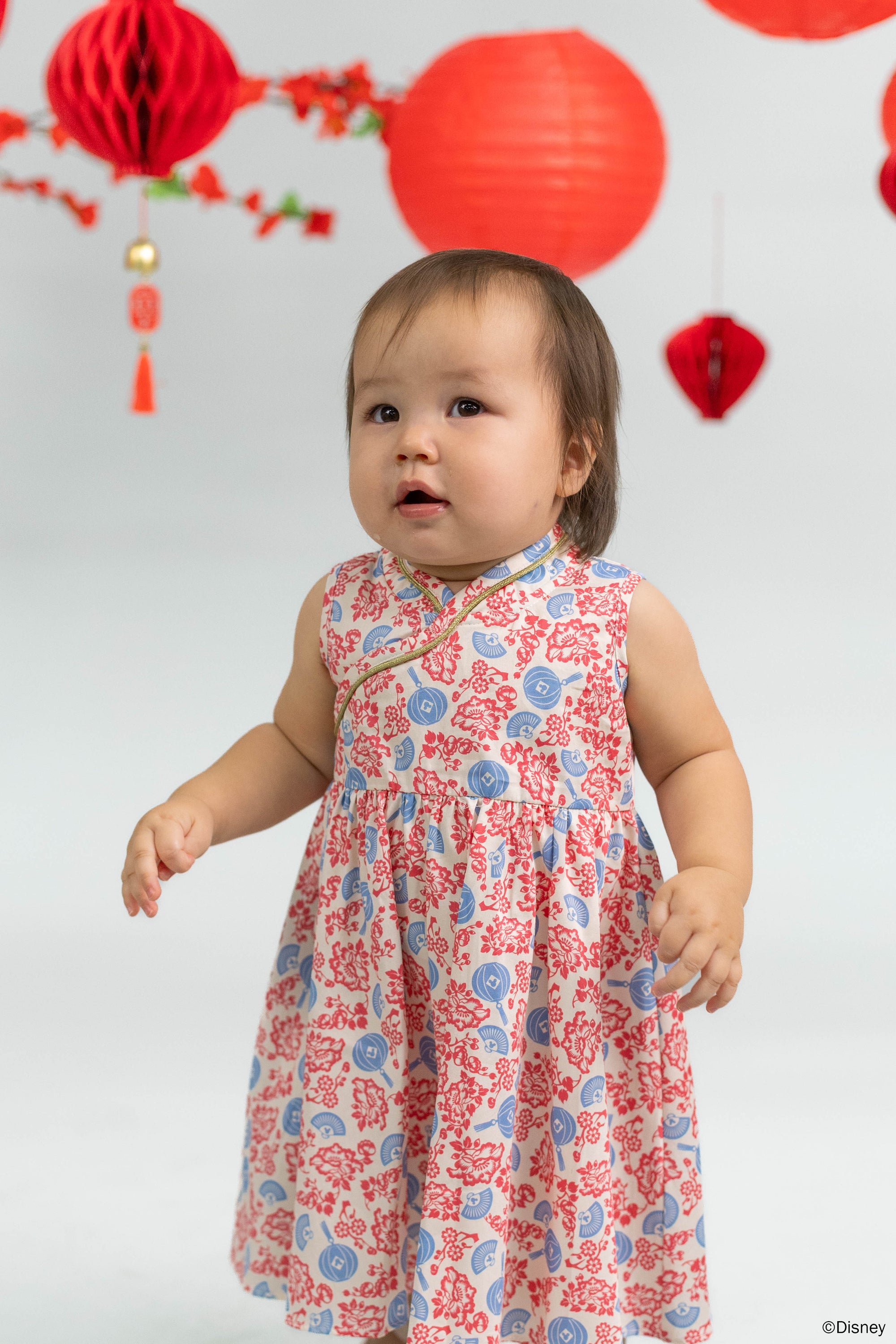 Flare Cheongsam - Mickey Fanfare