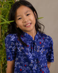 Ashley Top - Navy Lucky Bonsai
