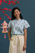 Ladies Marie Top - Turquoise Vases
