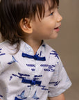 Tang Shirt - Porcelain Clouds