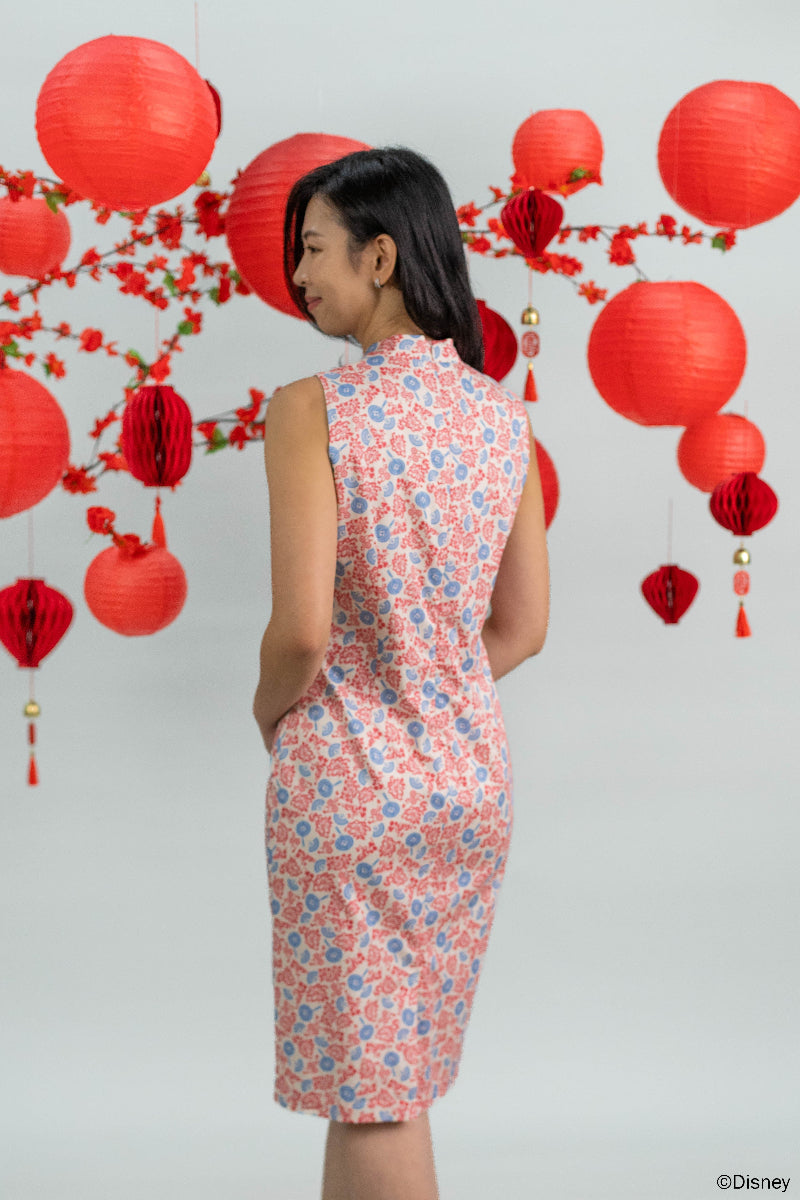 Ladies Mini Peony Cheongsam - Mickey Fanfare