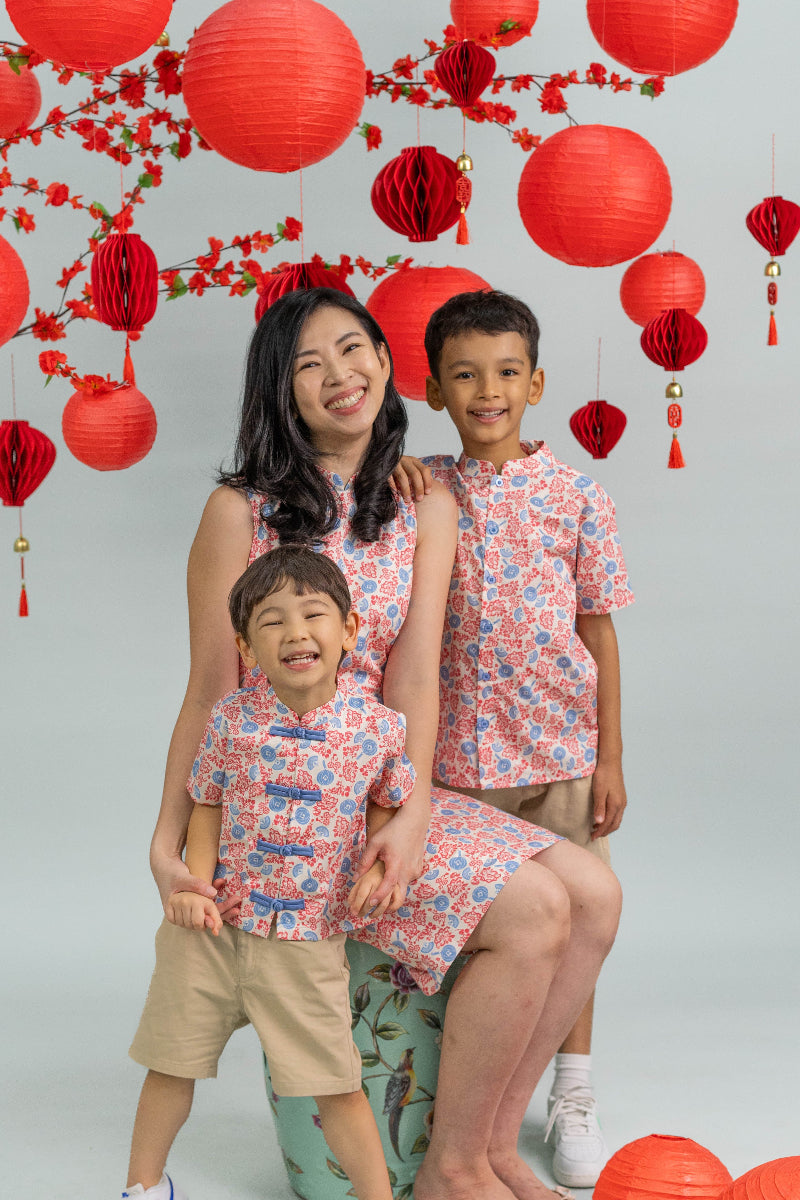 Ladies Mini Peony Cheongsam - Mickey Fanfare