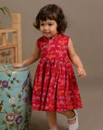 Flare Cheongsam - Red Lucky Bonsai