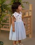 Faye Dress - Porcelain Clouds