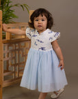Faye Dress - Porcelain Clouds