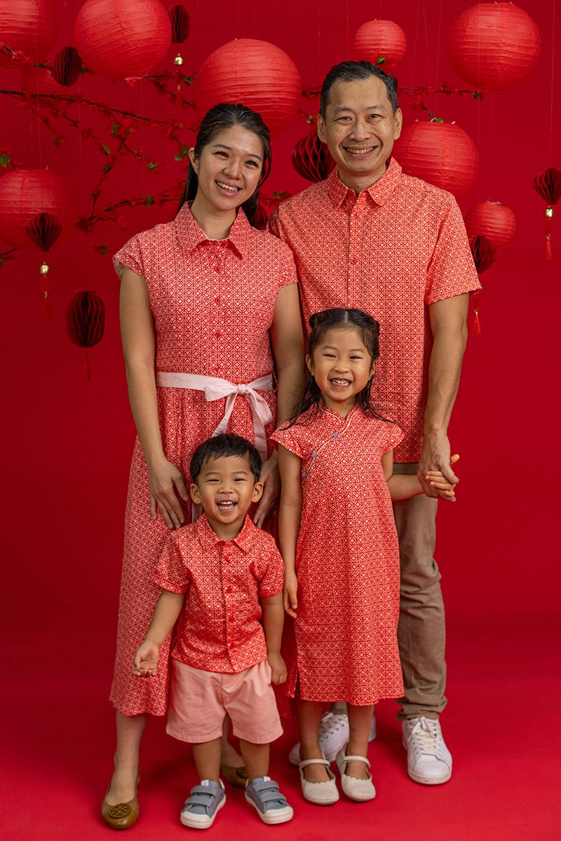 Peach Red Mosaic | Elly CNY 2026